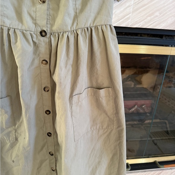 Jenny Kayne Kate style dress Tan Button-Down Dress - Picture 2 of 4